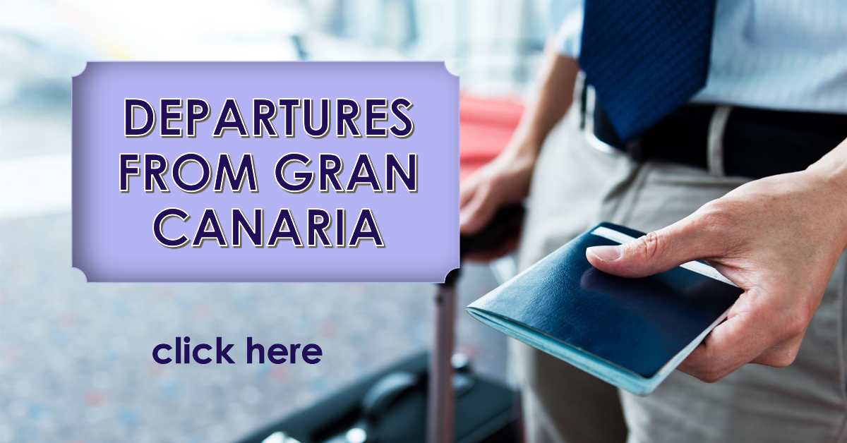 click here - Live Departure Flight Tracker monitors all flights taking off from Gran Canaria Airport. 