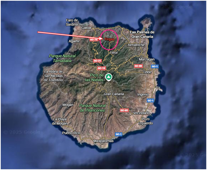 Firgas in Gran Canaria